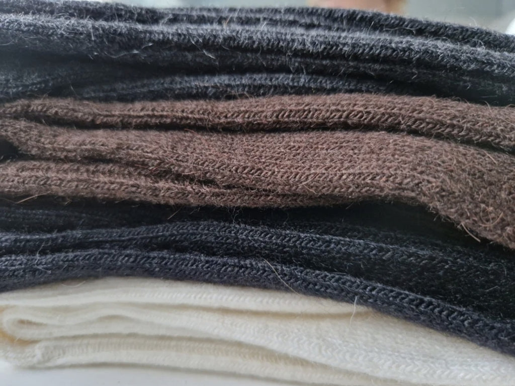 Everyday Alpaca Socks - White (Fidget)