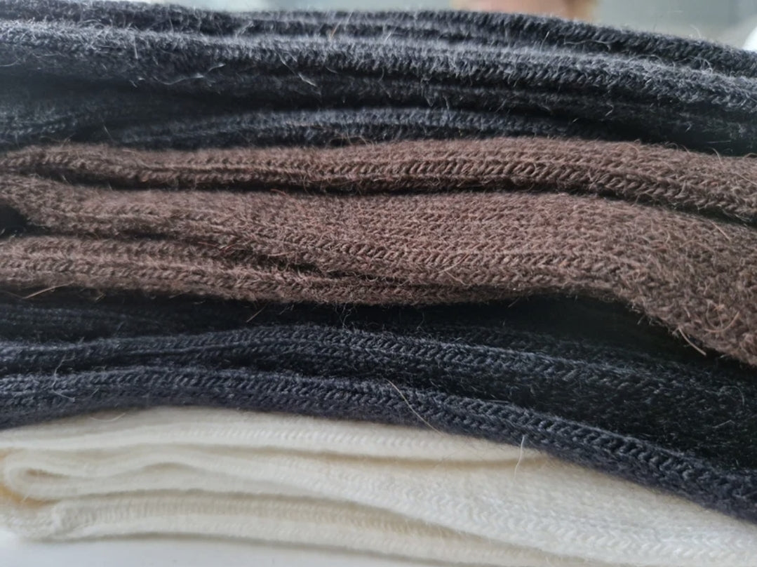 Everyday Alpaca Socks - Black (Banjo)